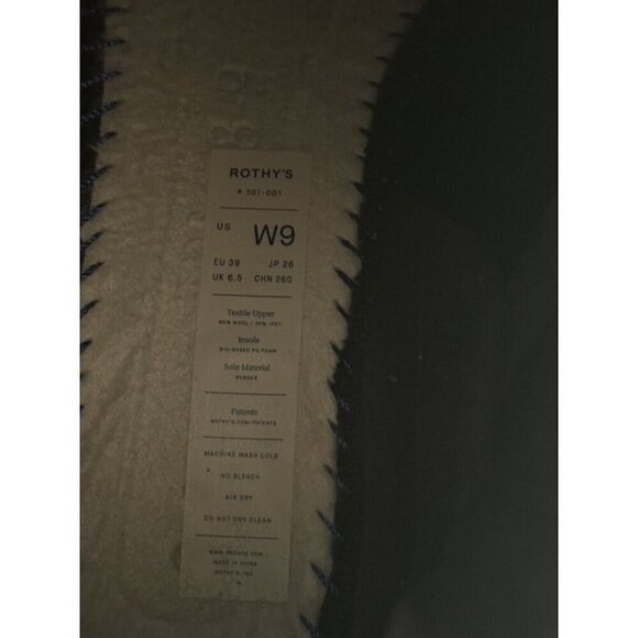 Rothys Womens Lug Merino Boot Sz 9 Black Wool Blend Pull On Chelsea Booties - Picture 5 of 9